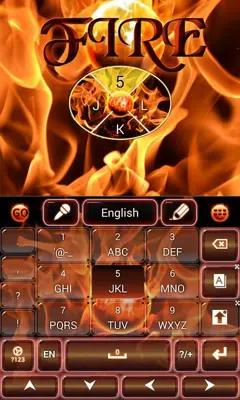 Fire Keyboard android App screenshot 0