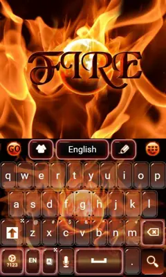 Fire Keyboard android App screenshot 1